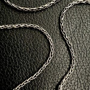 Sterling Silver .925 Byzantine Style Necklace